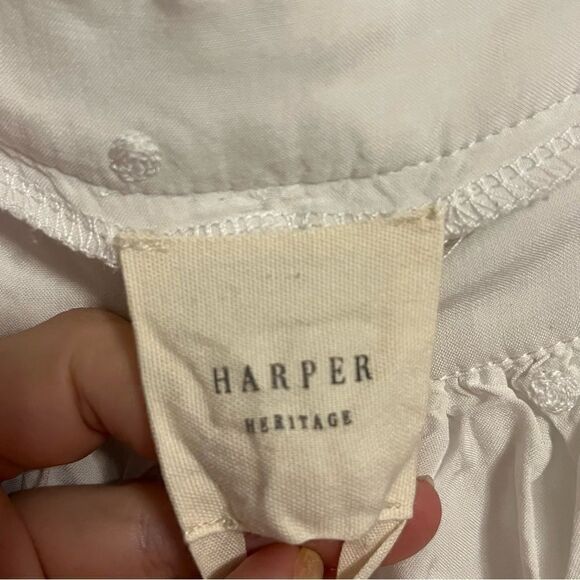 Women's Harper Heritage White Top - Picture 4 of 8